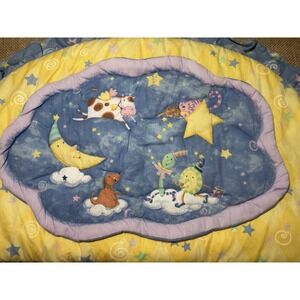 KidsLine Viv Eisner Hess Headboard Cover Over the Moon Celestial Crib Toddler